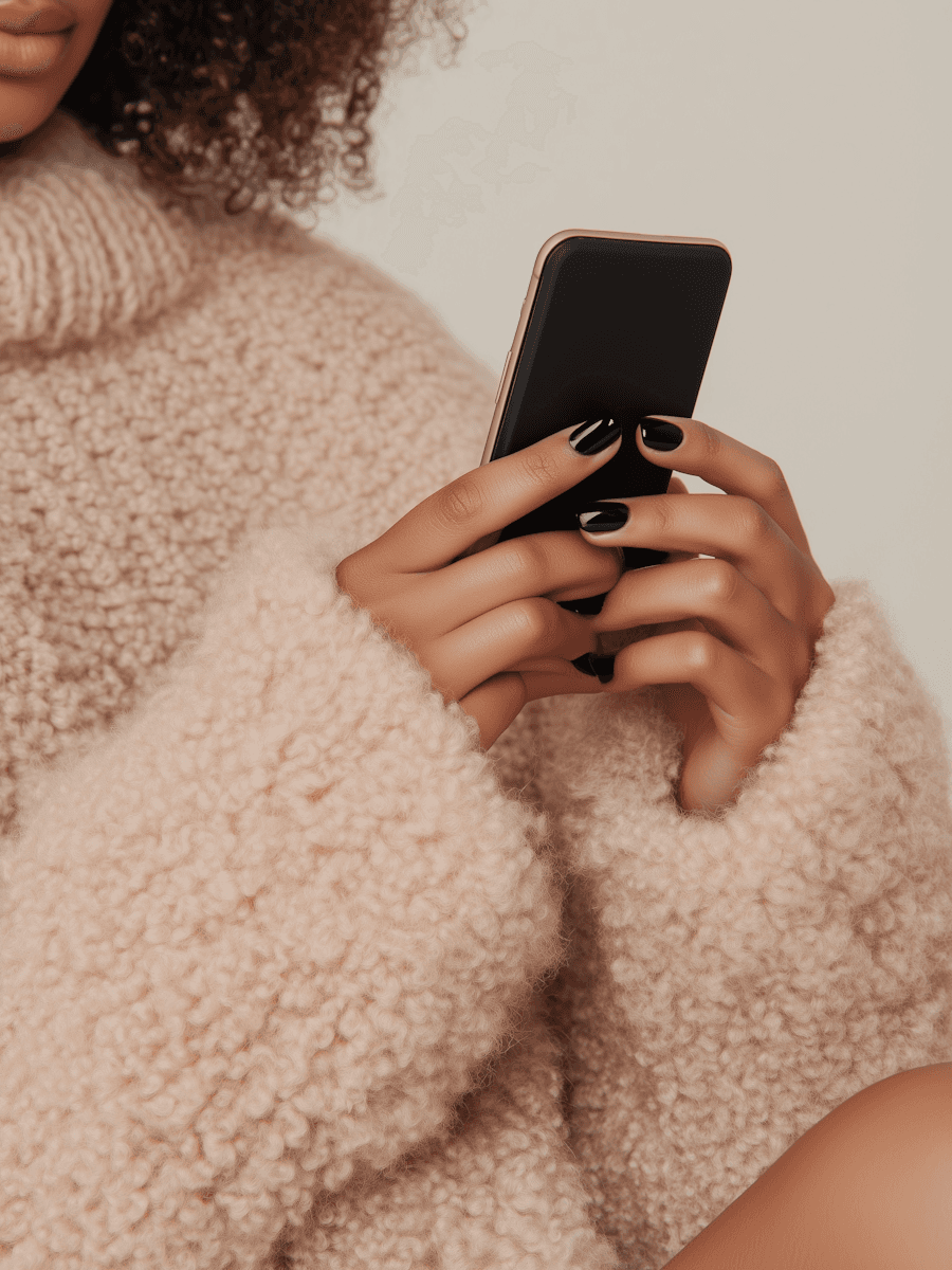 Person scrolling a social feed on their phone